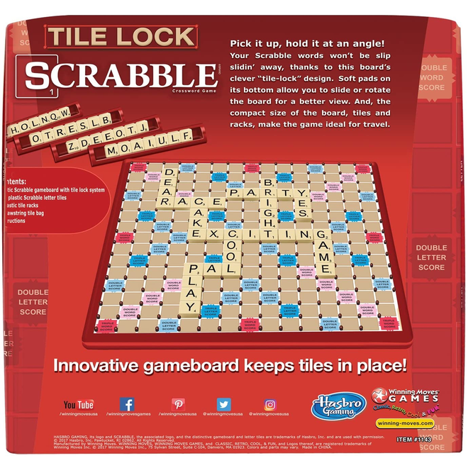 Scrabble Tile Lock Game