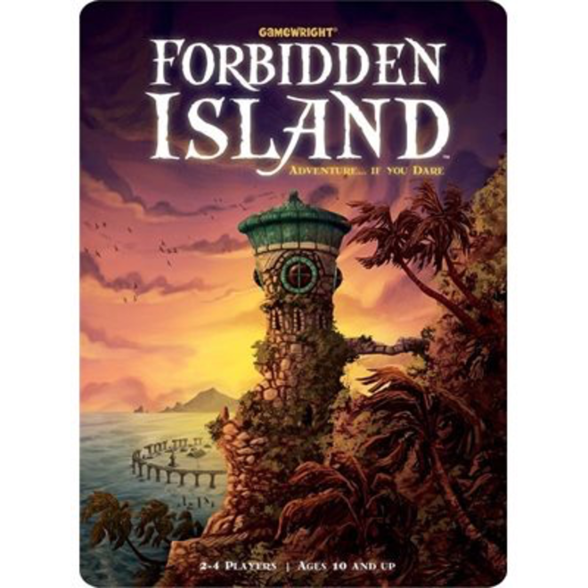 FORBIDDEN ISLAND GAME TIN