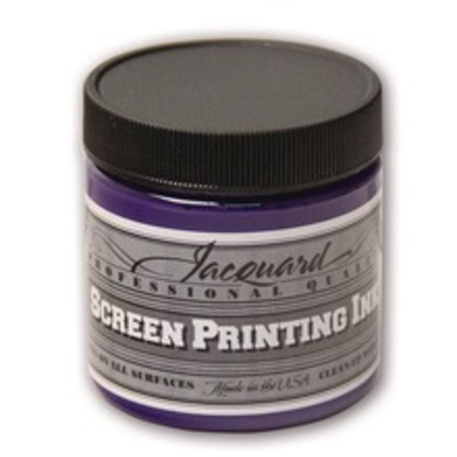 JACQUARD PROFESSIONAL SCREEN PRINTING INK 4OZ OPAQUE VIOLET