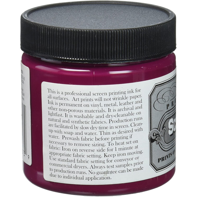 Jacquard Professional Screen Printing Ink 4Oz Magenta