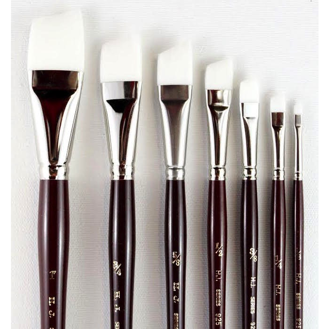 Hj Series 925 Brush White Taklon Angle 1/2Â€Šã„Ã¹