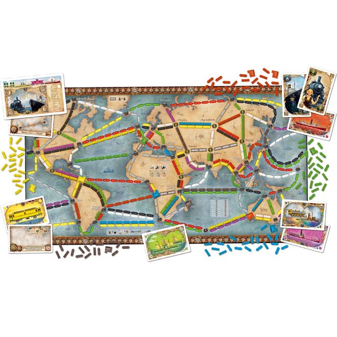 TICKET TO RIDE RAILS & SAILS BOARD GAME