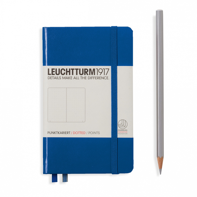 Leuchtturm1917 Notebook Pocket Dotted Royal Blue
