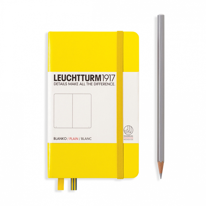 Leuchtturm1917 Notebook Pocket Plain Lemon