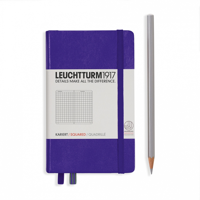 Leuchtturm1917 Notebook Pocket Squared Purple