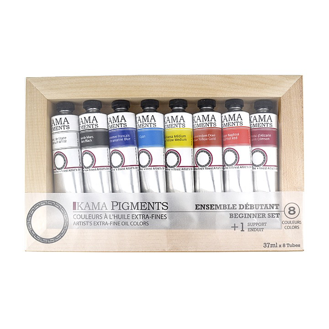 Kama Pigments Artist Oil - 8 x 37ml Colour Set