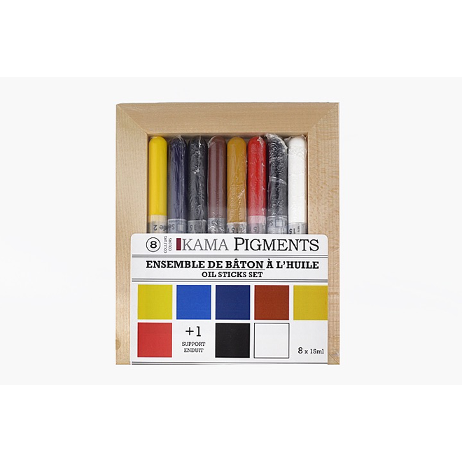 Kama Pigments Oil Sticks - 8 Colour Explorer Set