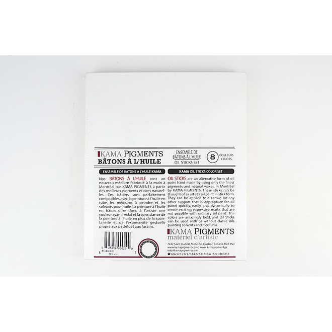 Kama Pigments Oil Sticks - 8 Colour Explorer Set