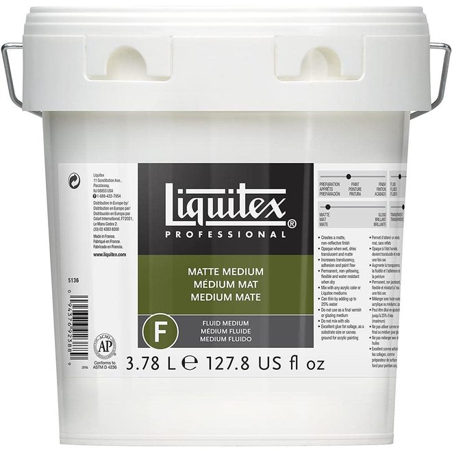 Liquitex Matte Medium 3.78L Gallon