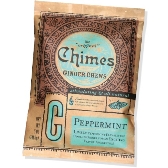 Chimes Ginger Chews 5oz - Peppermint