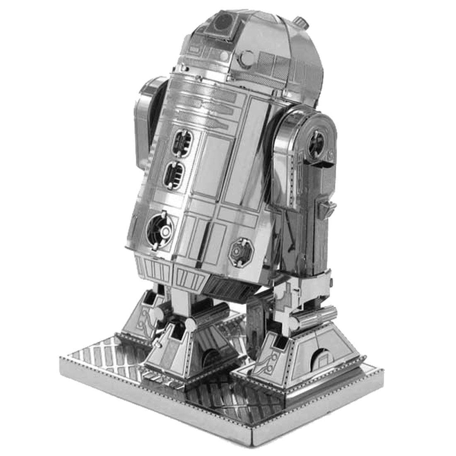 METAL EARTH 3D MODEL SILVER: STAR WARS R2-D2