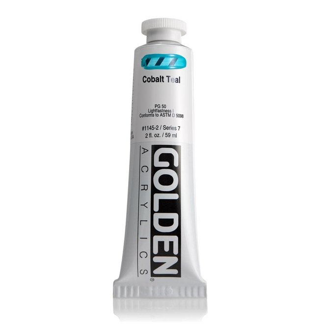 Golden 2oz Cobalt Teal Heavy Body Series 7