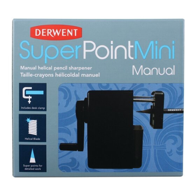 Derwent Super Point Mini Manual Helical Pencil Sharpener