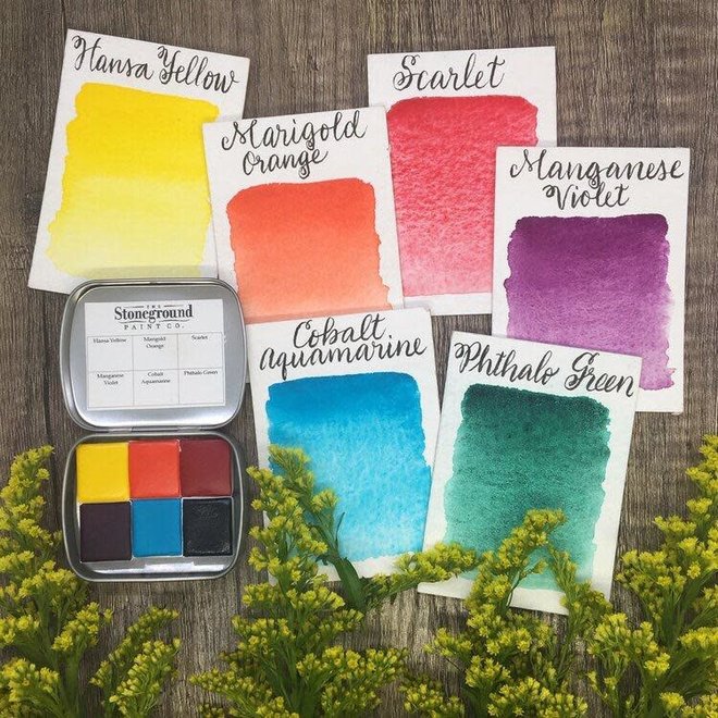 STONEGROUND PAINT SMALL PALETTE SUMMER PALETTE