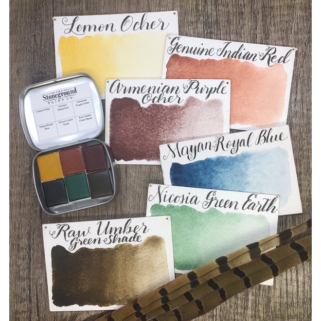 STONEGROUND PAINT SMALL Prairie Earth Palette
