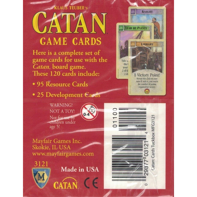 Catan Accessories Game Cards Endeavours ThinkPlay