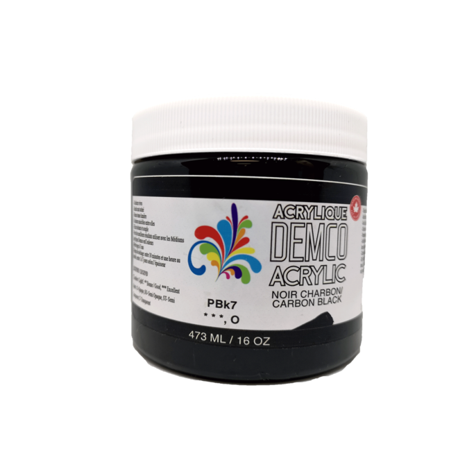 DEMCO ACRYLIC 16OZ CARBON BLACK