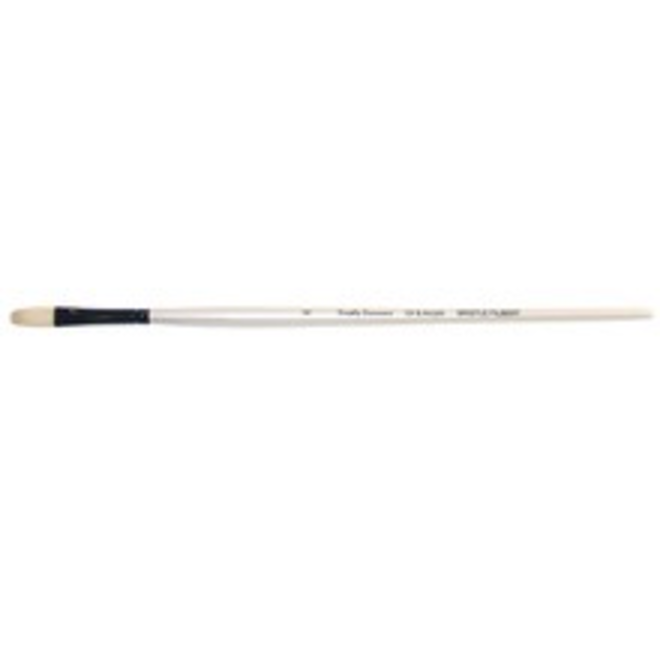 Simply Simmons Long Handle Chungking Bristle Brush - Filbert 4