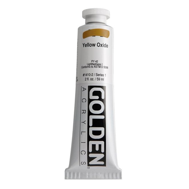 Golden 2Oz Yellow Oxide Heavy Body Series 1