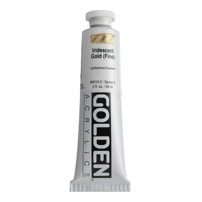Golden 2oz Iridescent Gold (Fine) Heavy Body Series 6