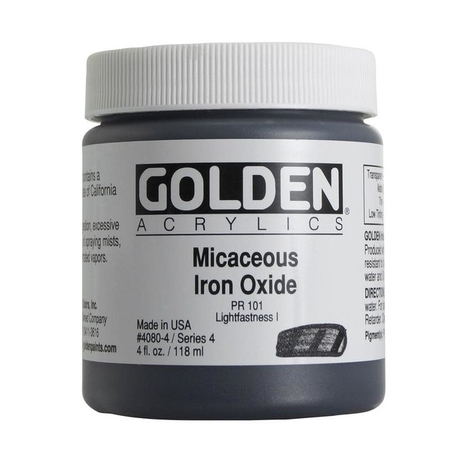 Golden 4oz Heavy Body Micaceous Iron Oxide
