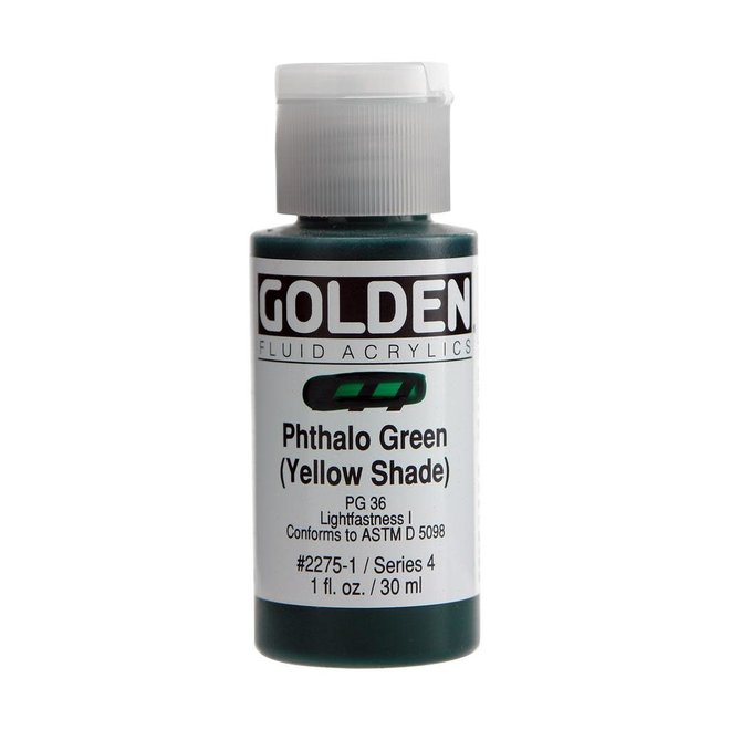 Golden 1oz Fluid Phthalo Green (YS) Series 4