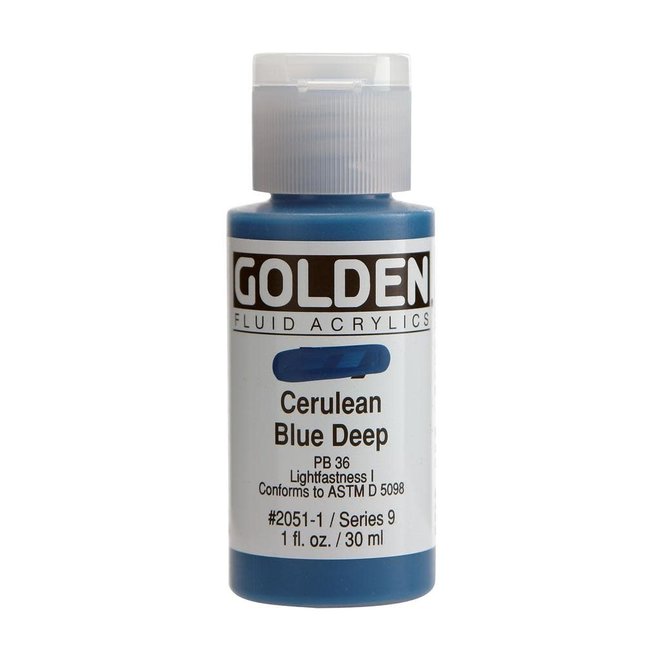 Golden 1Oz Fluid Cerulean Blue Deep Series 9