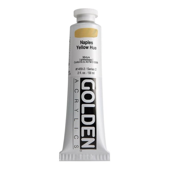 Golden 2Oz Naples Yellow Hue Heavy Body Series 2
