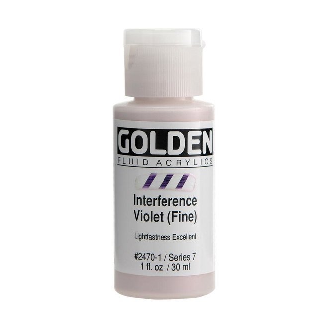Golden 1Oz Fluid Interference Violet (Fine) Series 7