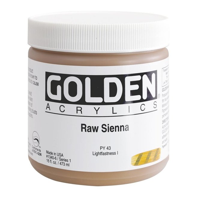 Golden 16oz Raw Sienna Heavy Body Series 1
