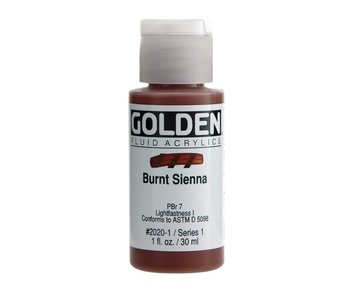 Golden 1oz Fluid Burnt Sienna Series 1
