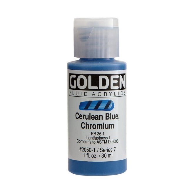 Golden 1oz Fluid Cerulean Blue Chromium Series 7