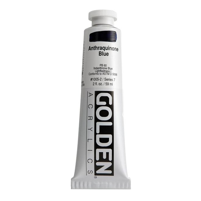 Golden 2Oz Anthraquinone Blue Heavy Body Series 7