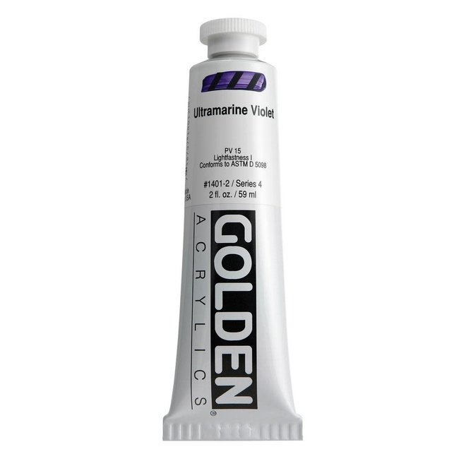 Golden 2oz Ultramarine Violet Heavy Body Series 4