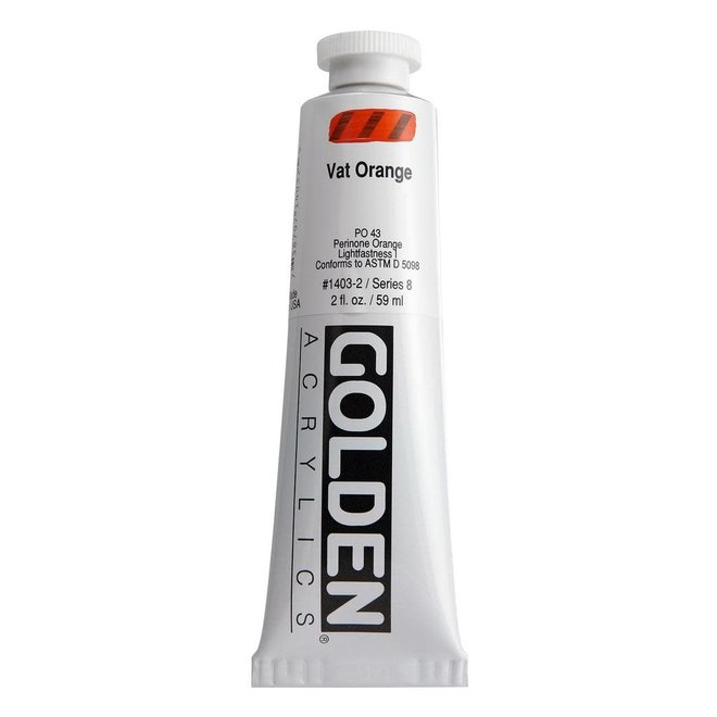 Golden 2Oz Vat Orange Heavy Body Series 8