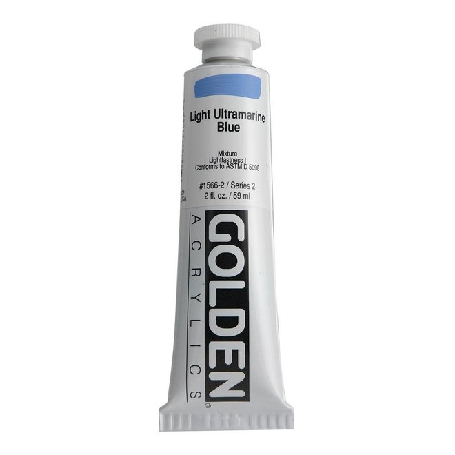 Golden 2oz Light Ultramarine Blue Heavy Body Series 2