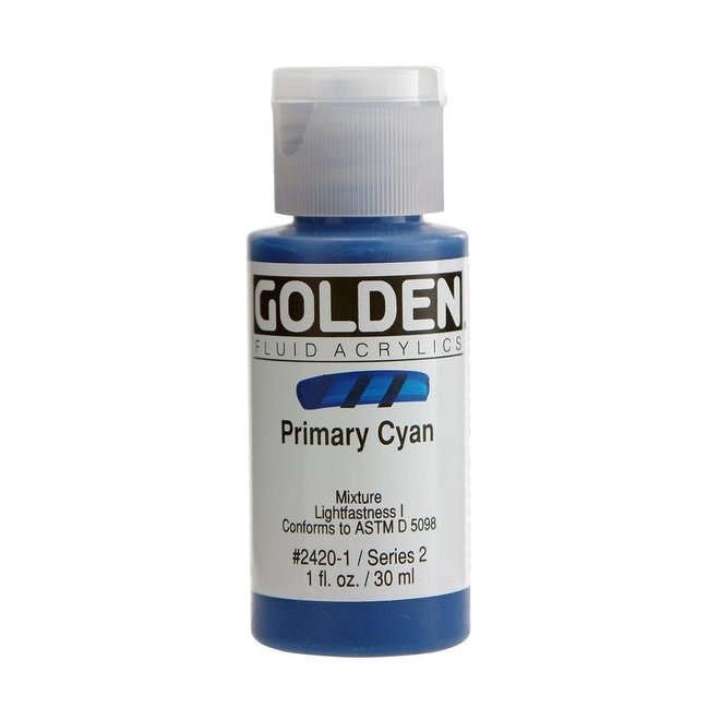 Golden 1Oz Fluid Primary Cyan Series 2