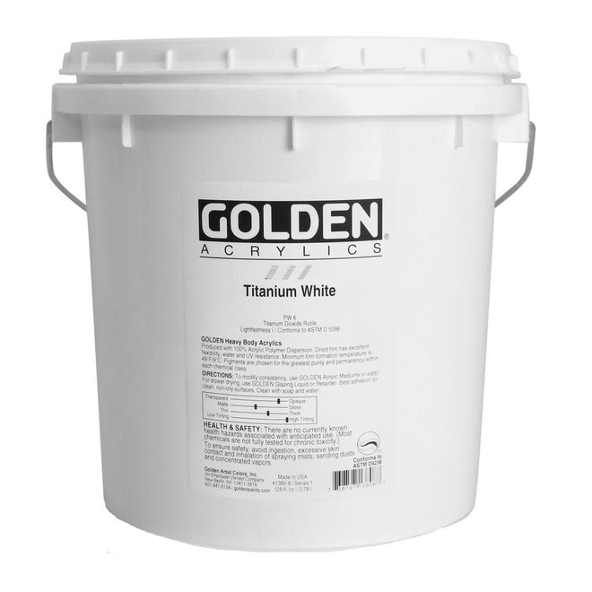 Golden 128oz Titanium White Gallon Heavy Body