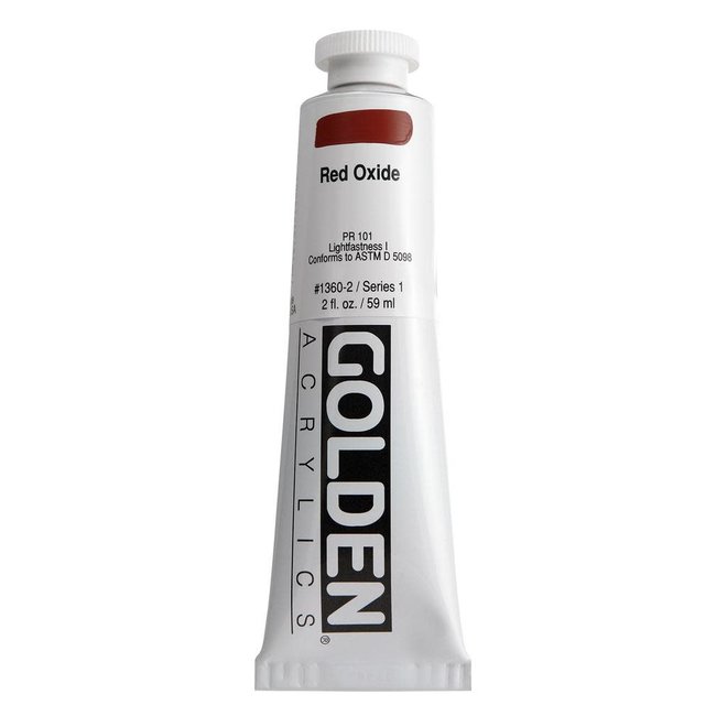 Golden 2Oz Red Oxide Heavy Body Series 1