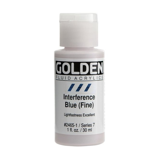 Golden Fluid Acrylics 1oz Cerulean Blue Deep