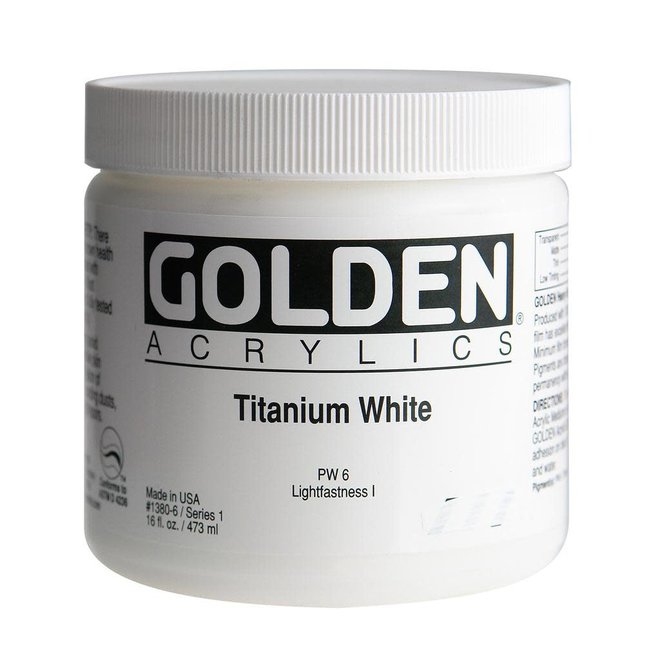 Williamsburg Handmade Oil Paint - Titanium-Zinc White, 473ml Can