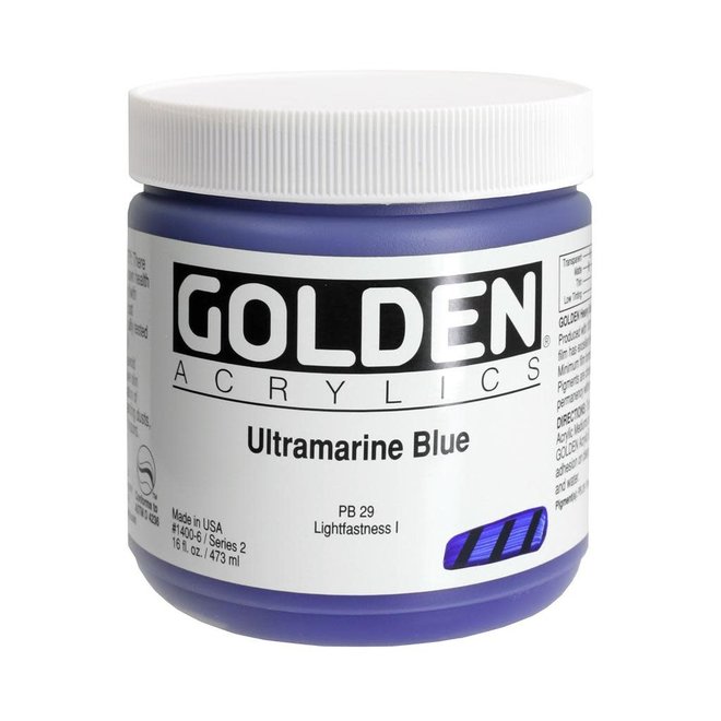 Golden 16oz Ultramarine Blue Heavy Body Series 2