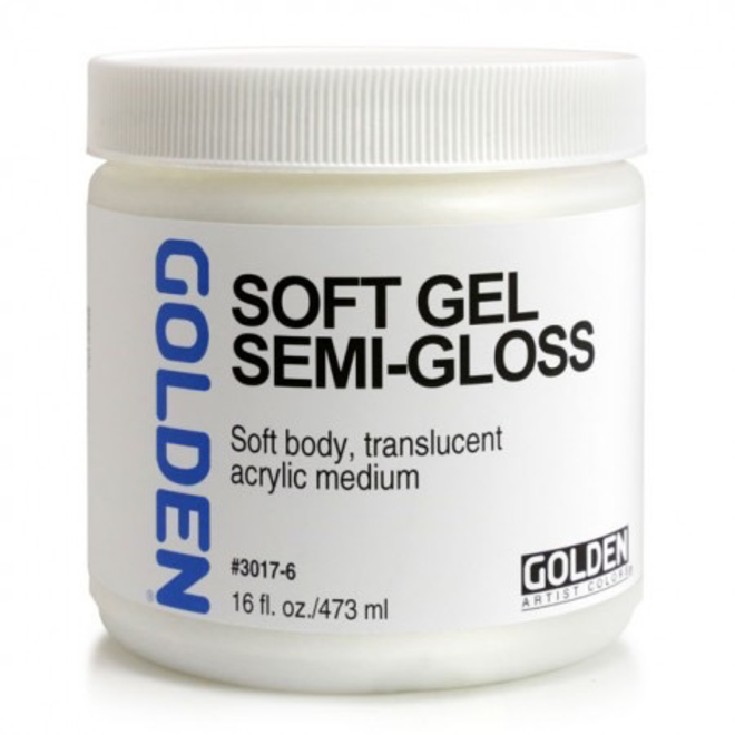 Golden Medium 16Oz Soft Gel Semi Gloss
