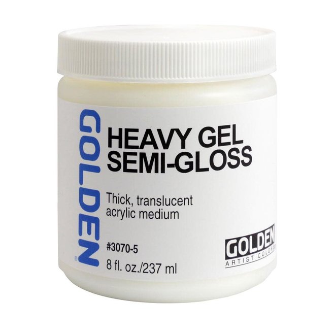 Golden Heavy Gel Semi-Gloss 8Oz