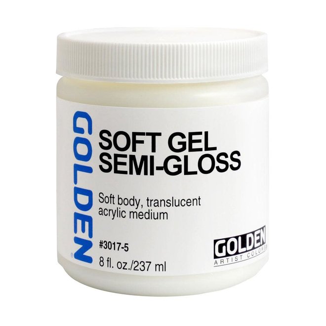 Golden Medium 8oz Soft Gel Semi Gloss
