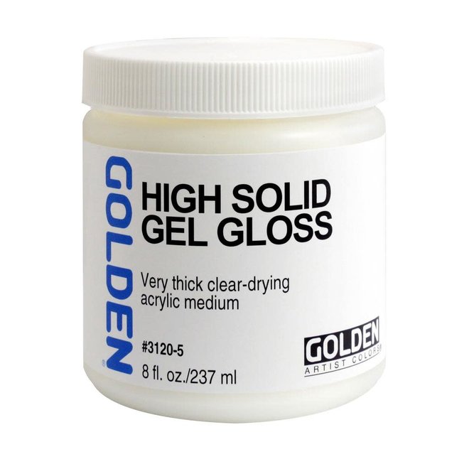 Golden Medium 8Oz High Solid Gel Gloss