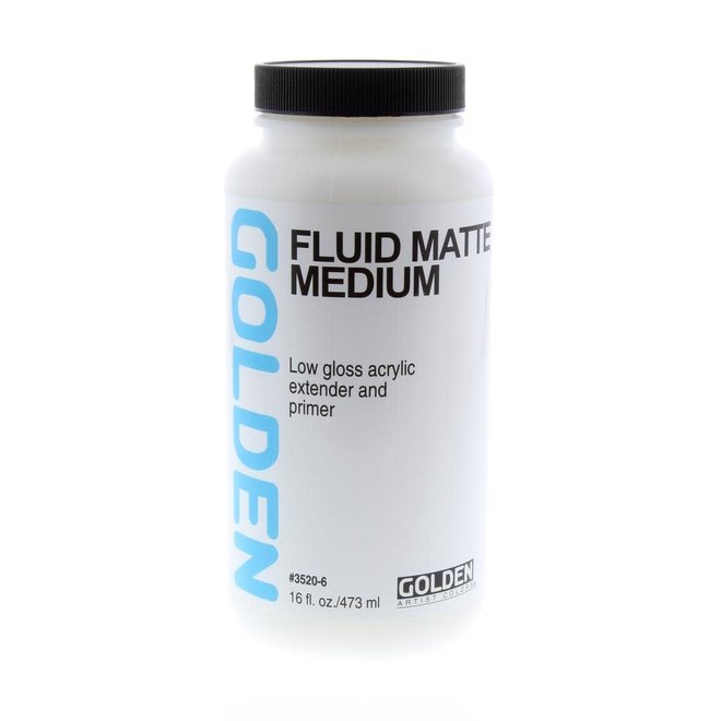 Golden Medium 16oz Fluid Matte Medium