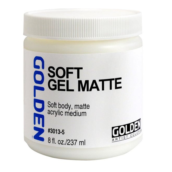 Golden Medium 8oz Soft Gel Matte