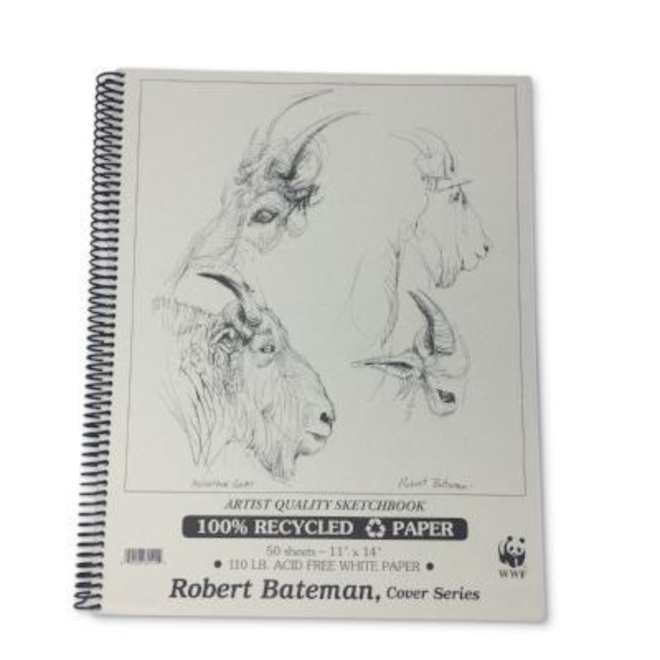 Robert Bateman Recycled Sketch Pad 8.5x11