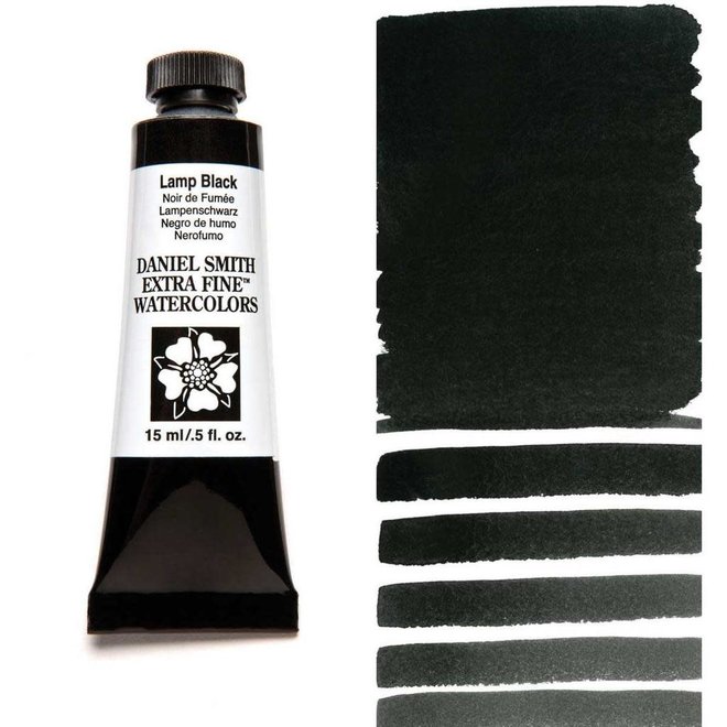 Daniel Smith 15Ml Lamp Black Extra Fine Watercolor